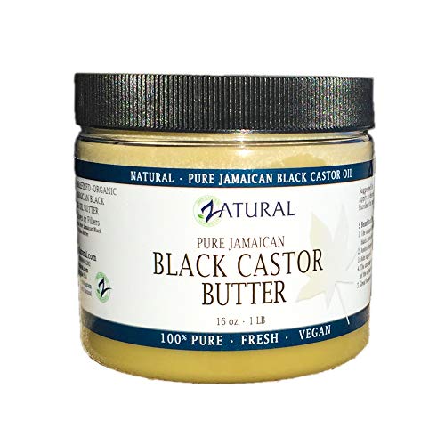 Black Castor Oil Body Butter_Skin_Hair_Health (16 Ounce) Supplement Zatural 