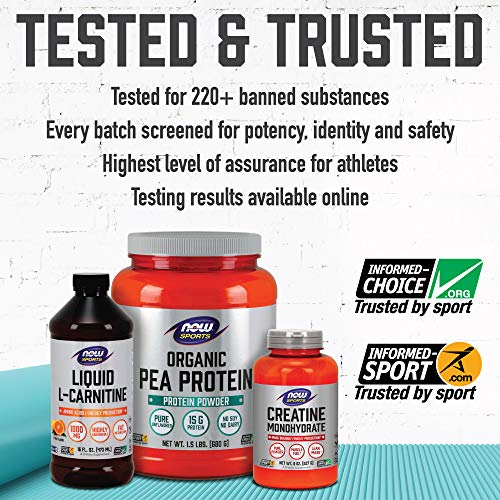 NOW Sports Pea Protein Natural Unflavored Powder,7-Pound Supplement NOW Foods 