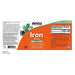 NOW Iron 18 mg,120 Veg Capsules Supplement NOW Foods 