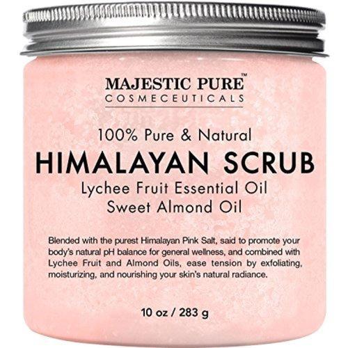 Himalayan Salt Body Scrub Beauty & Health Majestic Pure 
