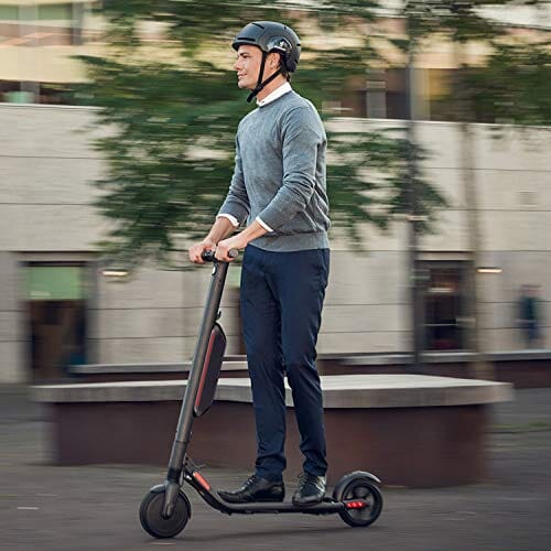 Segway Ninebot ES4 Electric Kick Scooter with External Battery, Lightweight and Foldable, Upgraded Motor Power, Dark Grey (2019 Version) Outdoors SEGWAY 