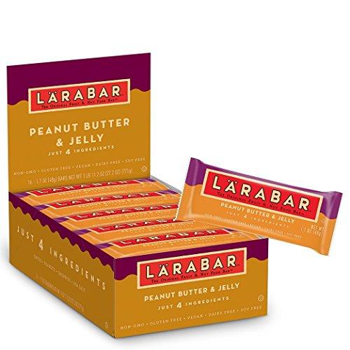 Larabar Gluten Free Bar, Peanut Butter & Jelly, 1.7 oz Bars (16 Count) Food & Drink LÄRABAR 