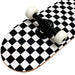 KPC Pro Skateboard Complete, Black and White Checker Outdoors KPC 