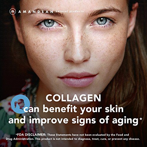 Premium Grass Fed Collagen Peptides Powder (17.6oz) | Paleo Friendly | Unflavored, Odorless, Cold Water Soluble | Hydrolyzed Gelatin Protein | Promotes Healthy Joints, Skin, Metabolism Supplement AMANDEAN 