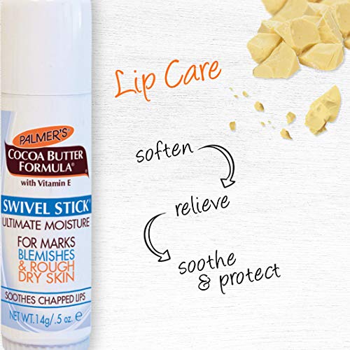 Palmer's Cocoa Butter Formula Swivel Stick Ultimate Moisturizing Lip Balm, 0.5 Ounce (Pack of 3) Skin Care Palmer's 