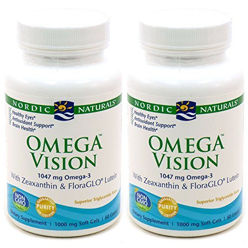 Omega Vision, 1000 mg, 60 ct by Nordic Naturals (Pack of 2) Supplement Nordic Naturals 
