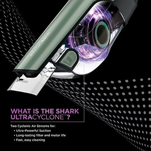 Shark UltraCyclone Pro Cordless Handheld Vacuum, with XL Dust Cup, Green Home Shark 