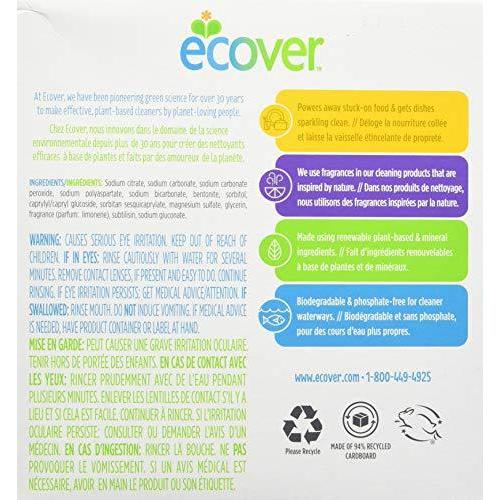 Ecover Automatic Dishwasher Soap Tablets, Citrus, 25 Count Dishwasher Detergent Ecover 