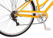 Schwinn Wayfarer Bike Mens and Womens Hybrid Retro-Styled Cruiser, 7-Speed, 28-inch Wheels, Small Frame, Yellow Outdoors Schwinn 