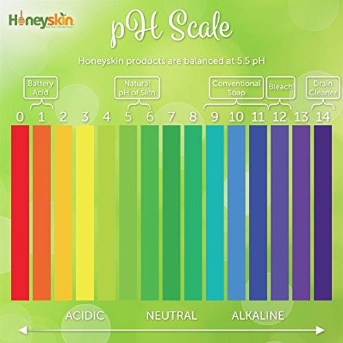 Gentle Moisturizing Organic Face & Body Wash (16 oz) Manuka Honey, Eczema, Psoriasis, Dry Skin, Rosacea, Aloe Vera, Botanicals, No Parabens, No Sulfates, No Fragrance, Non-Allergenic by Honeyskin Skin Care Honeyskin Organics 