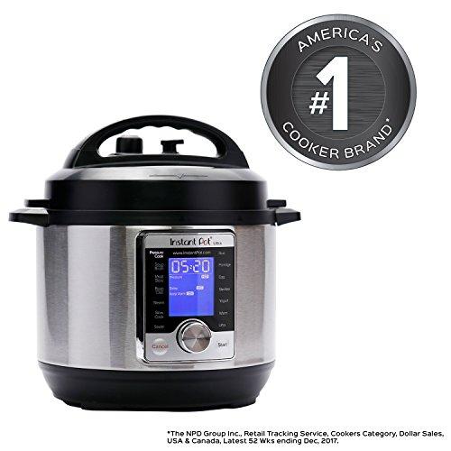 Ultra 3 Qt 10-in-1 Multi- Use Programmable Pressure Cooker, Slow Cooker, Rice Cooker, Yogurt Maker, Cake Maker, Egg Cooker, Sauté, Steamer, Warmer, and Sterilizer Kitchen & Dining Instant Pot 