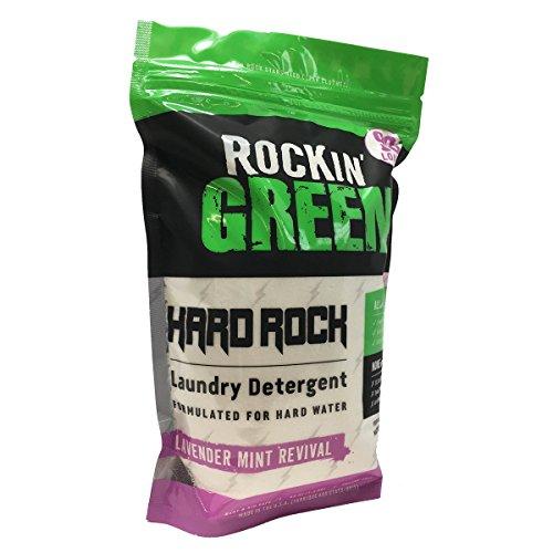 Rockin' Green Natural HE Powder Laundry Detergent for Hard Water, Perfect for Cloth Diapers, 90 Loads, Lavender Mint Revival Scent, 45 oz, (0.22/load) Laundry Detergent Rockin' Green 