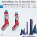 OutdoorMaster Kids Ski Socks - Merino Wool Breathable Blend, Over The Calf (OTC) with Non-slip Cuff, Sizes 7-11.5 - 12-4 - for Boys and Girls (S, Christmas - 2 Pack) Ski OutdoorMaster 