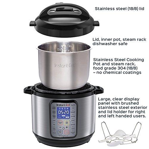 Instant Pot DUO Plus60 9-in-1 Electric Pressure Cooker - Stainless 6 Quart