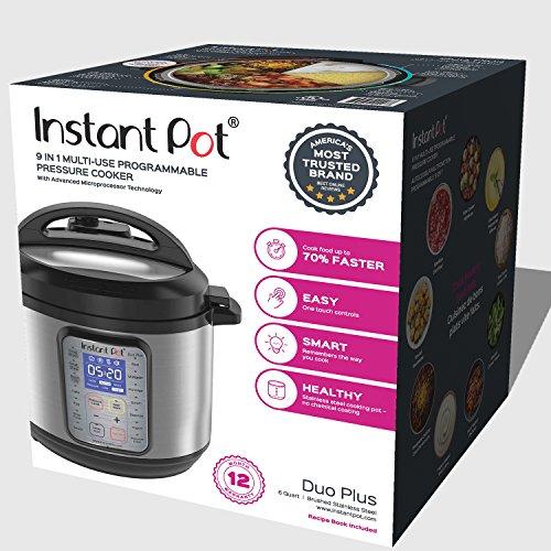 Instant Pot Duo Plus 6 qt 9-in-1 Slow Cooker/Pressure Cooker/Rice