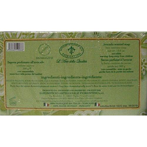 Saponificio Artigianale Fiorentino Single Fresh Avocado Soap Bar 10.5 Oz. From Italy Natural Soap Saponificio Artigianale Fiorentino 