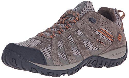 Columbia Men's Redmond Trail Shoe, Pebble/Dark Ginger, 11.5 M US Men's Hiking Shoes Columbia 