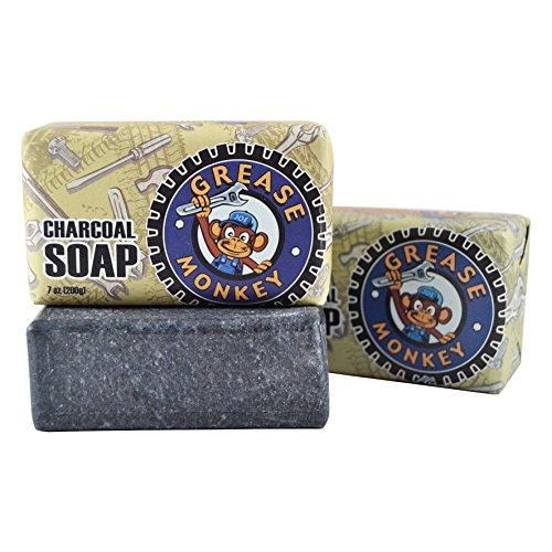 Grease Monkey - Activated Charcoal Soap - Natural - 7 Ounce (Pack of 2) Natural Soap Bali Soap 