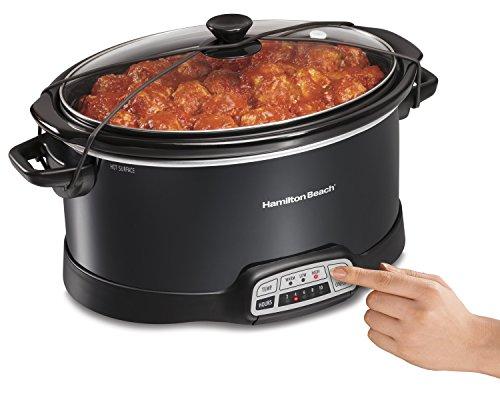 Hamilton Beach Programmable Stay or Go Slow Cooker, 7 Quart
