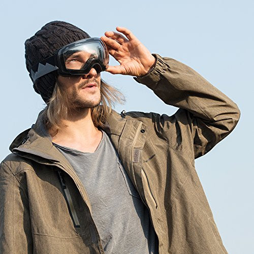 OutdoorMaster Ski Goggles PRO Replacement Lens - 20+ Different Colors ( VLT 99% Clear Lens with Free Carrying Pouch ) Ski OutdoorMaster 
