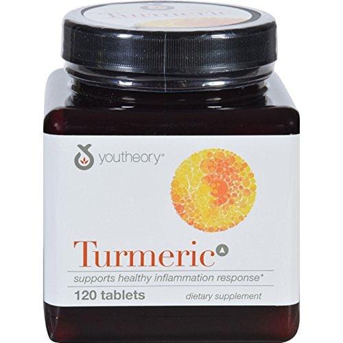 Youtheory Turmeric - Advanced Formula - Ani-Inflammatory Support - 120 Tablets (Pack of 4) Supplement Youtheory 