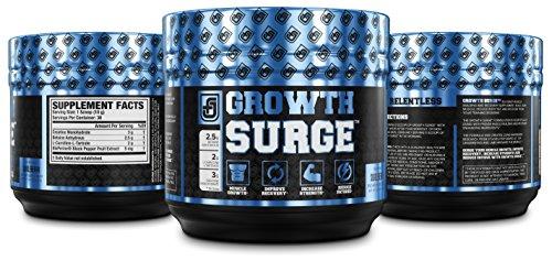 Growth Surge Post Workout Muscle Builder with Creatine, Betaine, L-Carnitine L-Tartrate - Daily Muscle Building & Recovery Supplement - 30 Servings, SWOLEBERRY Flavor Supplement Jacked Factory 