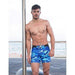 Taddlee Swimwear Men Basic Long Swimming Trunk Surf Camo Shorts Swimsuits Pocket (XL, Blue) Men's Swimwear Taddlee 