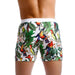 Taddlee Men Swimwear Swimsuits Flower Print Surf Board Boxer Shorts Trunks Long (S) Men's Swimwear Taddlee 