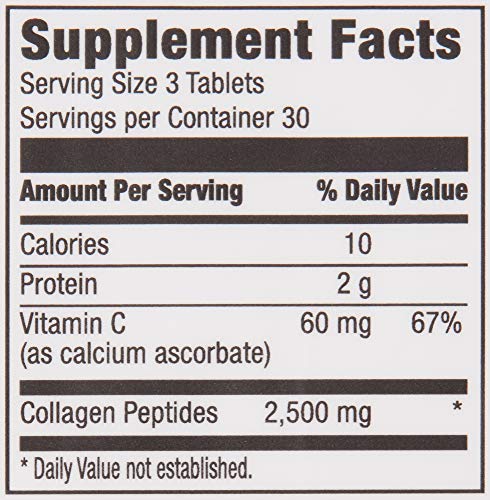 Amazon Brand - Revly Collagen Peptides + Vitamin C, 90 Tablets, 1 Month Supply Supplement Revly 