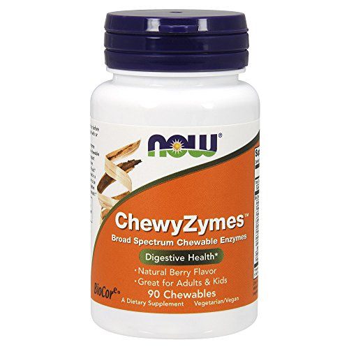 NOW ChewyZymes,90 Chewables Supplement NOW Foods 