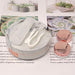 Honbay Fashion Marble Contact Lens Case Portable Contact Lens Box Kit with Mirror (Round) Drugstore HONBAY 