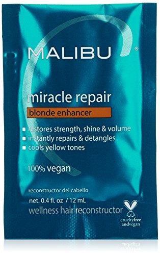 Malibu C Miracle Repair Blonde Enhancer Wellness Reconstructor, 0.4 fl. oz. Hair Care Malibu C 