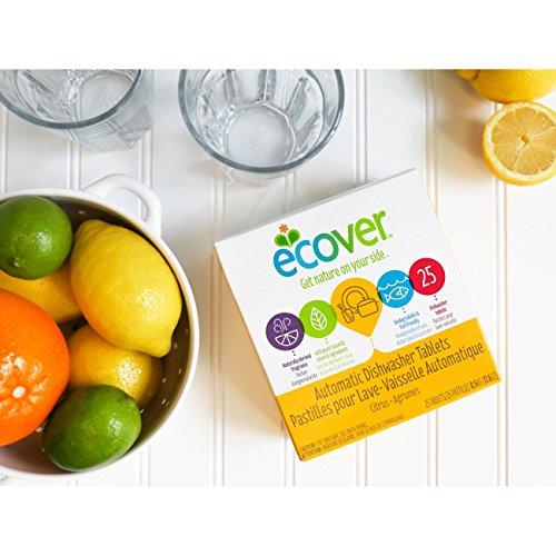 Ecover Automatic Dishwasher Soap Tablets, Citrus, 25 Count Dishwasher Detergent Ecover 