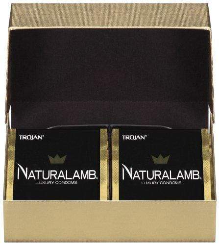 TROJAN NaturaLamb Luxury Lubricated Natural Skin Condoms 10 ea Condom Naturalamb 
