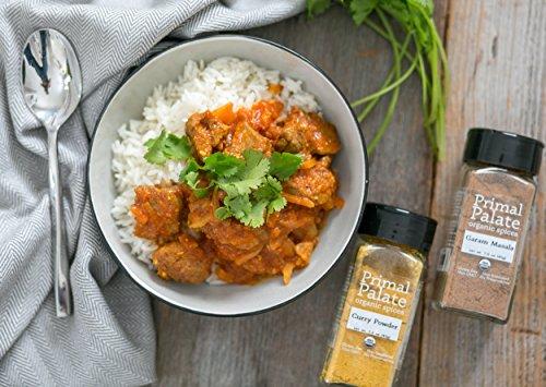 Organic Spices Curry Powder, Certified Organic Food & Drink Primal Palate Organic Spices 