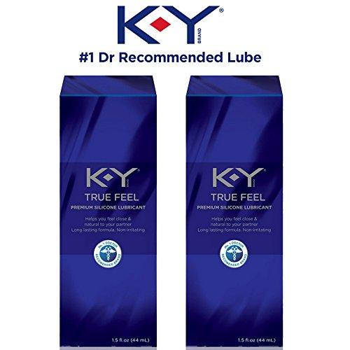 K-Y True Feel Silicone Lubricant, 1.5 oz.(Pack of 2) Lubricant K-Y 