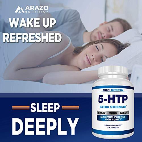 5-HTP 200 mg Supplement - 120 Capsules - Arazo Nutrition Supplement Arazo Nutrition 