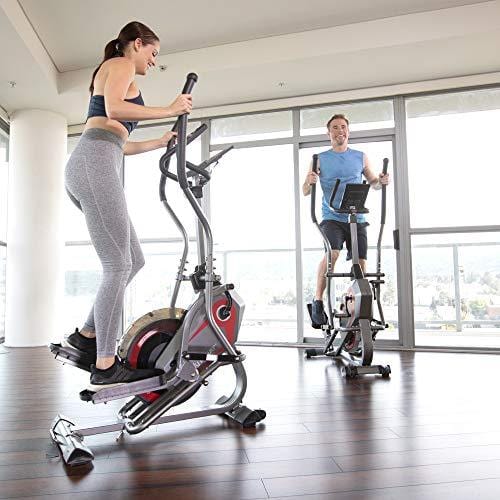 Body Power 2-in-1 Elliptical Stepper Trainer with Curve-Crank Technology Sports Body Power 