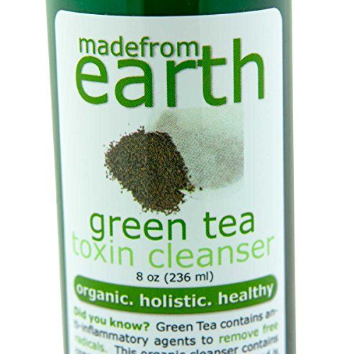 Green Tea Toxin Cleanser - with Vitamins A, C & E + plant extracts Skin Care Made from Earth 