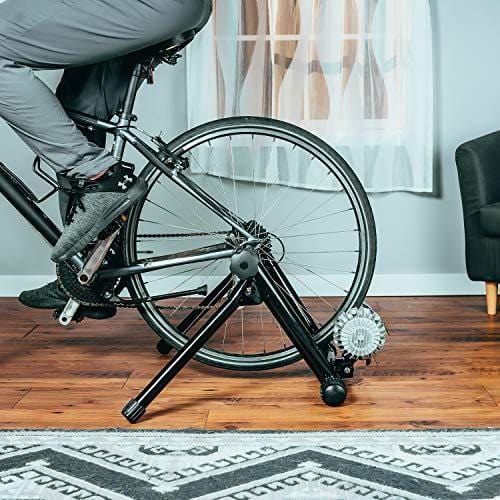 Alpcour Fluid Bike Trainer Stand – Portable Stainless Steel Indoor