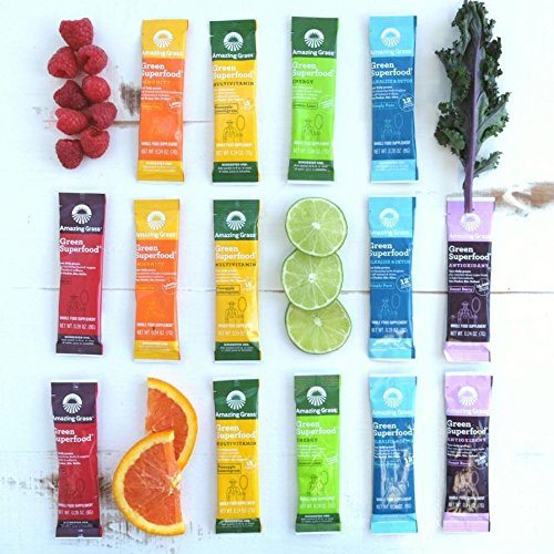 Amazing Grass Energy Green Superfood Organic Powder with Wheat Grass and Greens, Natural Caffeine with Yerba Mate and Matcha Green Tea, Flavor: Lemon Lime, 30 Servings Supplement Amazing Grass 