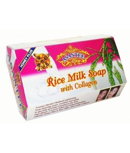 Asantee Rice Milk with Collagen and Honey Soap 125 grams Skin Care Asantee 