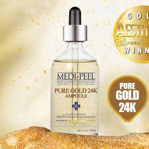 Medi-Peel Pure Gold 24K Ampoule 100ml - Skin Care Anti-Aging Anti-Wrinkle Skin Care MEDIPEEL 