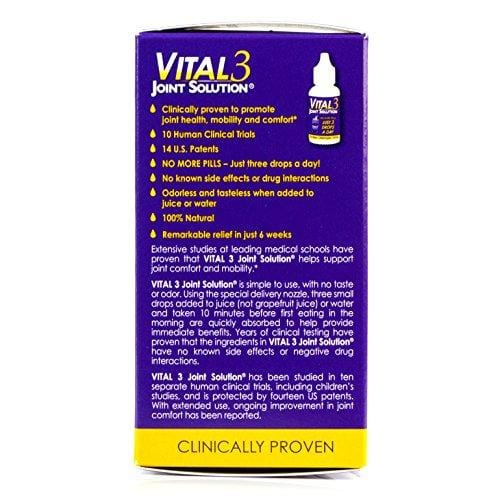 Vital 3 Joint Solution® Clinically Proven Joint Supplement Supplement Bronson 