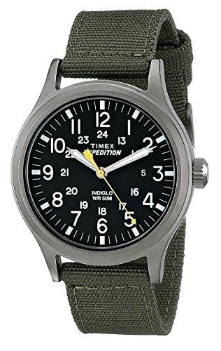 Timex Men's T49961 Expedition Scout 40 Green Nylon Strap Watch Watch Timex 