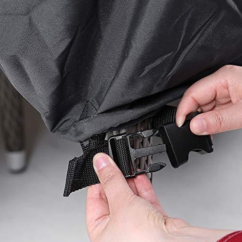 Tempera Patio Furniture Cover, Waterproof Outdoor Table and Chair Set Cover, Heavy Duty and UV Resistant, Space Grey, 108x82 inches Lawn & Patio Tempera 