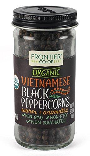 Vietnamese Pepper Corns, Black Whole, 12 Count (Pack of 12) Food & Drink Frontier 