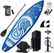 FunWater Inflatable 10'x31''x6'' Stand UP Paddle Board Ultra-Light (17.6lbs) Everything Included ISUP, Adj Paddle, Kayak Seat, Pump, SUP Backpack, Leash, Waterproof Bag, Non-slip Deckpad Youth & Adult Outdoors FunWater 