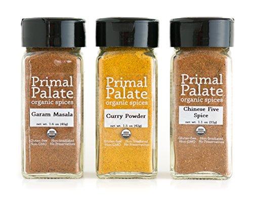 Primal Palate Organic Spices - Taste of Asia Pack 3-Bottle Gift Set Food & Drink Primal Palate Organic Spices 
