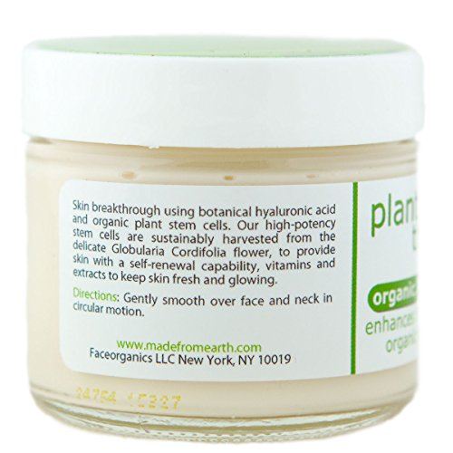 Made from Earth Plant Stem Cell Therapy Moisturizer Organic Plant Stem Cells and Botanical Hyaluronic Acid Skin Care Made from Earth 